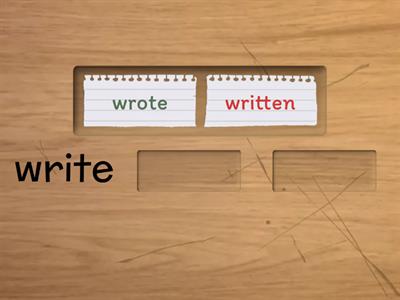  Irregular Verbs - 3 FORMS - 41 verbs