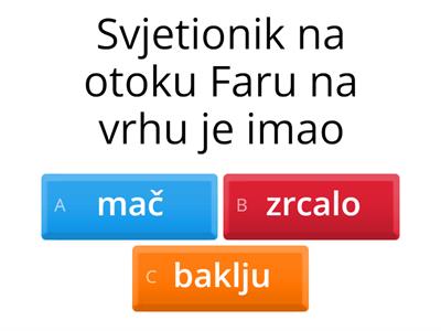 Povijest 5. razred