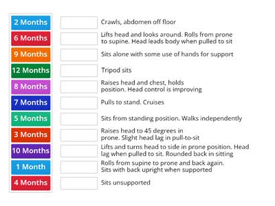 INFANT - Gross Motor Skills 