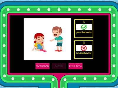 good and bad behavior 
