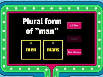 Singular and Plural Nouns