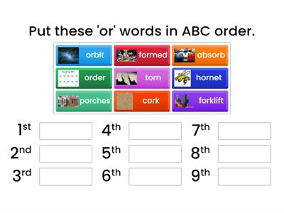 OR - ABC Order