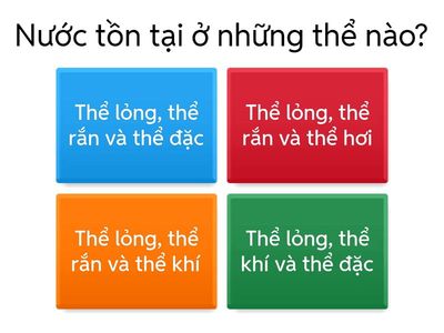 KHOA HỌC: ÔN TẬP CUỐI HỌC KÌ 1