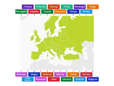 Góry Europy - Materiały dydaktyczne