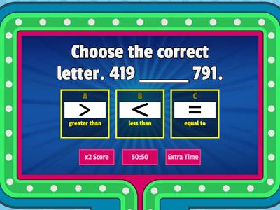  Comparing 3-Digit Numbers