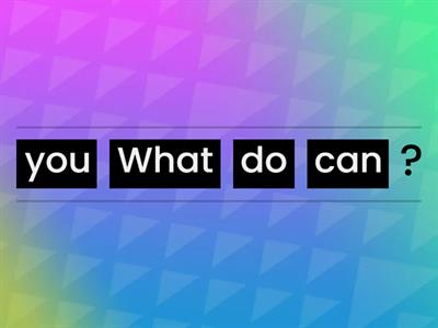 What can you do ?