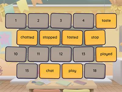 3B Simple Past tense - regular verbs