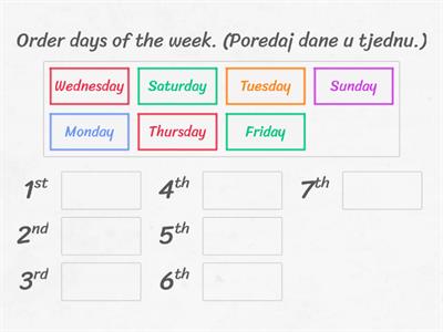 Days of the week 