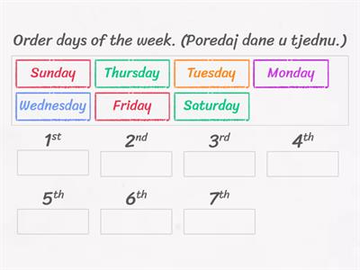 Days of the week 