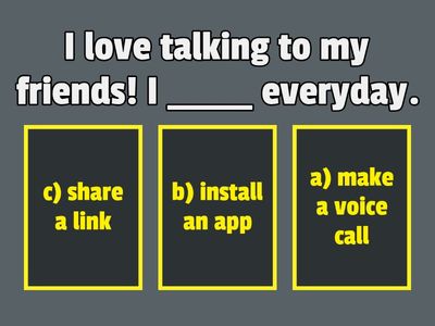 NfWL A2 Cl 9, 10 I can't live without my cellie task 3