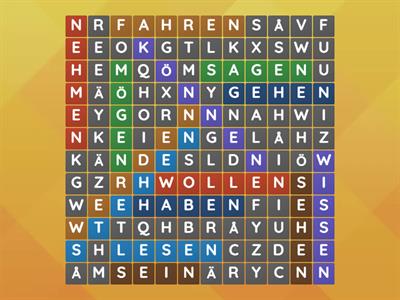 Mots mêlés (14 verbes)