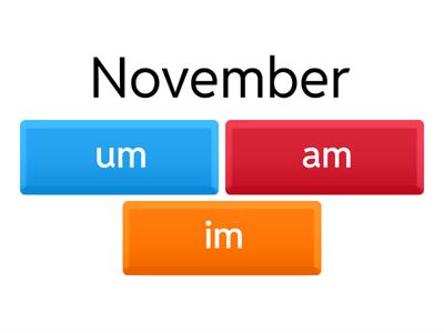 Um/am/im