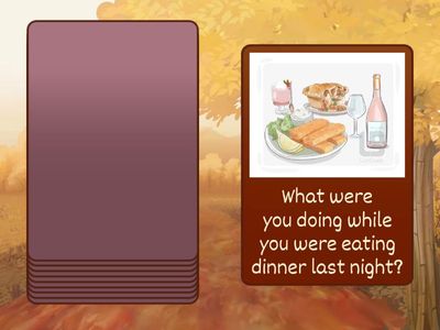 Past Continuous (Speaking)