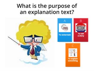Explanation Text Quiz