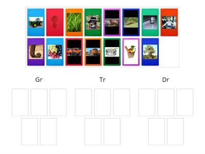 Picture Sort for Gr, Tr, and Dr