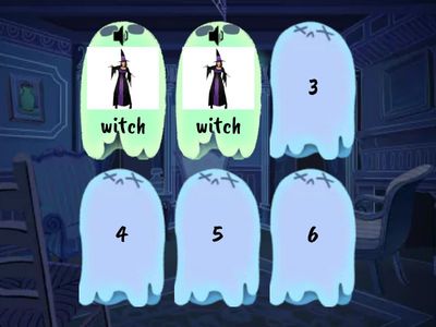 幼兒園 Matching game for Halloween