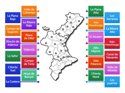 COMARCAS C VALENCIANA 1 (Castellón y Valencia)