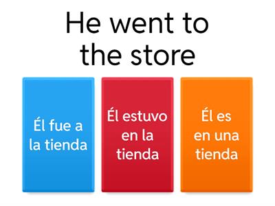 He/She Irregular Preterit