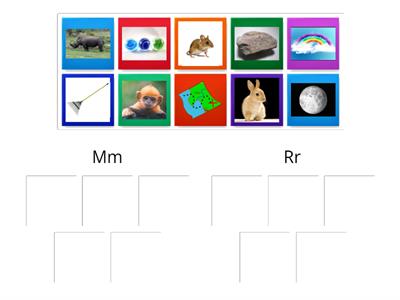 Beginning Sound Sort - m,r