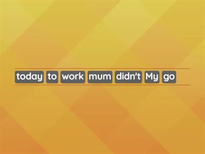 Simple Past negative SENTENCES