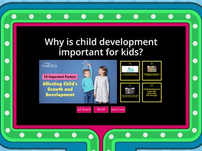 Child Development: Multiple Choice Questions
