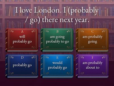 Future forms. Prepare 7