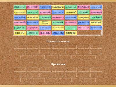 Прилагательное или причастие?