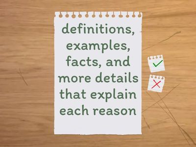 FLASHCARDS WRITING Literature Analysis (Opinion) Writing - Vocabulary