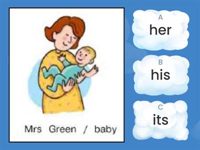 Possessive pronouns