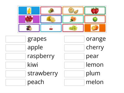 Elem Fruit match up