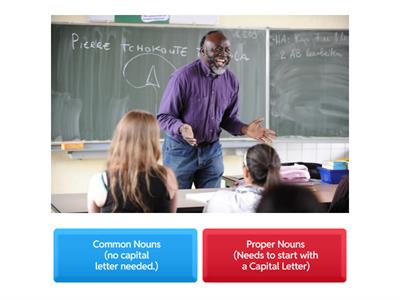 Common Noun vs Proper Noun 
