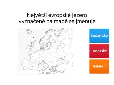 Povrch a vodstvo Evropy