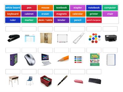 Classroom Items (CLB 1-2)