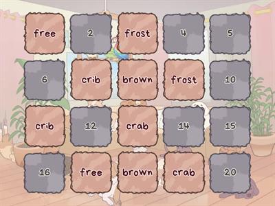 Consonant Blends - CR, BR & FR