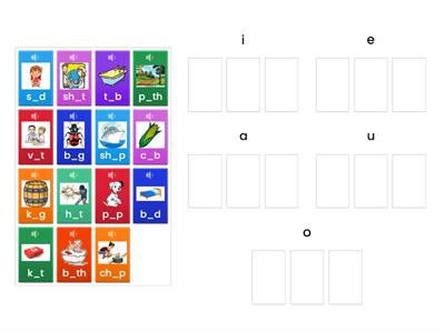 01 Classic - Spelling Sort - Vowels