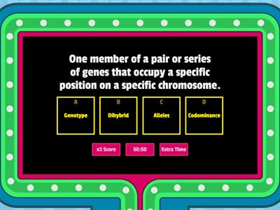 Mendelian & Non-Mendelian Gameshow