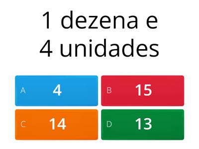 UNIDADES E DEZENAS 1ºANO