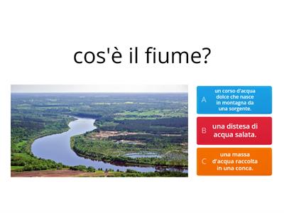 Fiume, mare, lago....