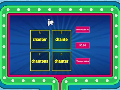 verbes du premier groupe