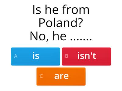 Elementary Grammar Quiz 1