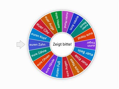 Körperteile zeigen L.11 Kinderkurs