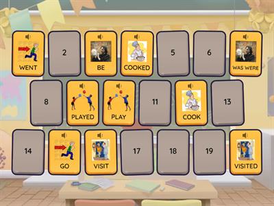 Memory game - Regular/Irregular Verbs