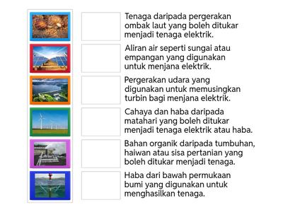 JENIS-JENIS TENAGA BOLEH BAHARU TAHUN 5