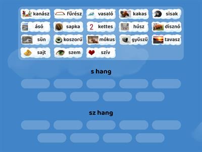 sz-s hallási differenciálás 1.osztály