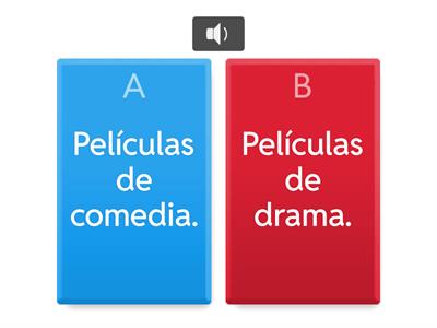 Tipos de películas.