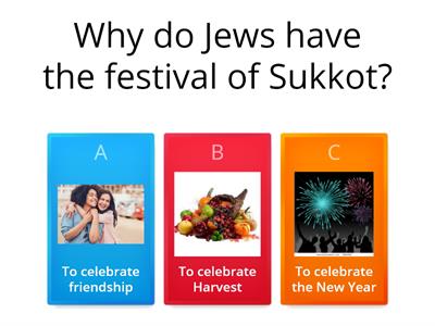 Sukkot Knowledge quiz