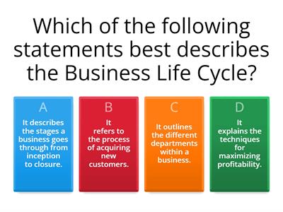 Business Fundamentals - Week 6