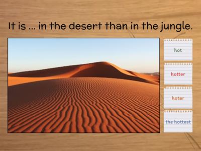 Degrees of comparison of adjectives
