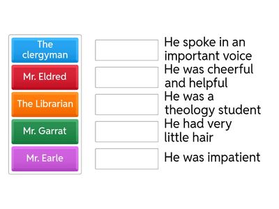 Story 3 - Characters Part 1