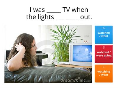  While - When  [past and past continuous]